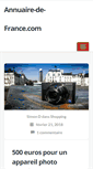 Mobile Screenshot of annuaire-de-france.com