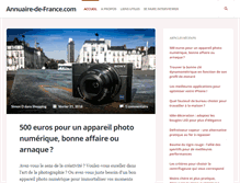 Tablet Screenshot of annuaire-de-france.com
